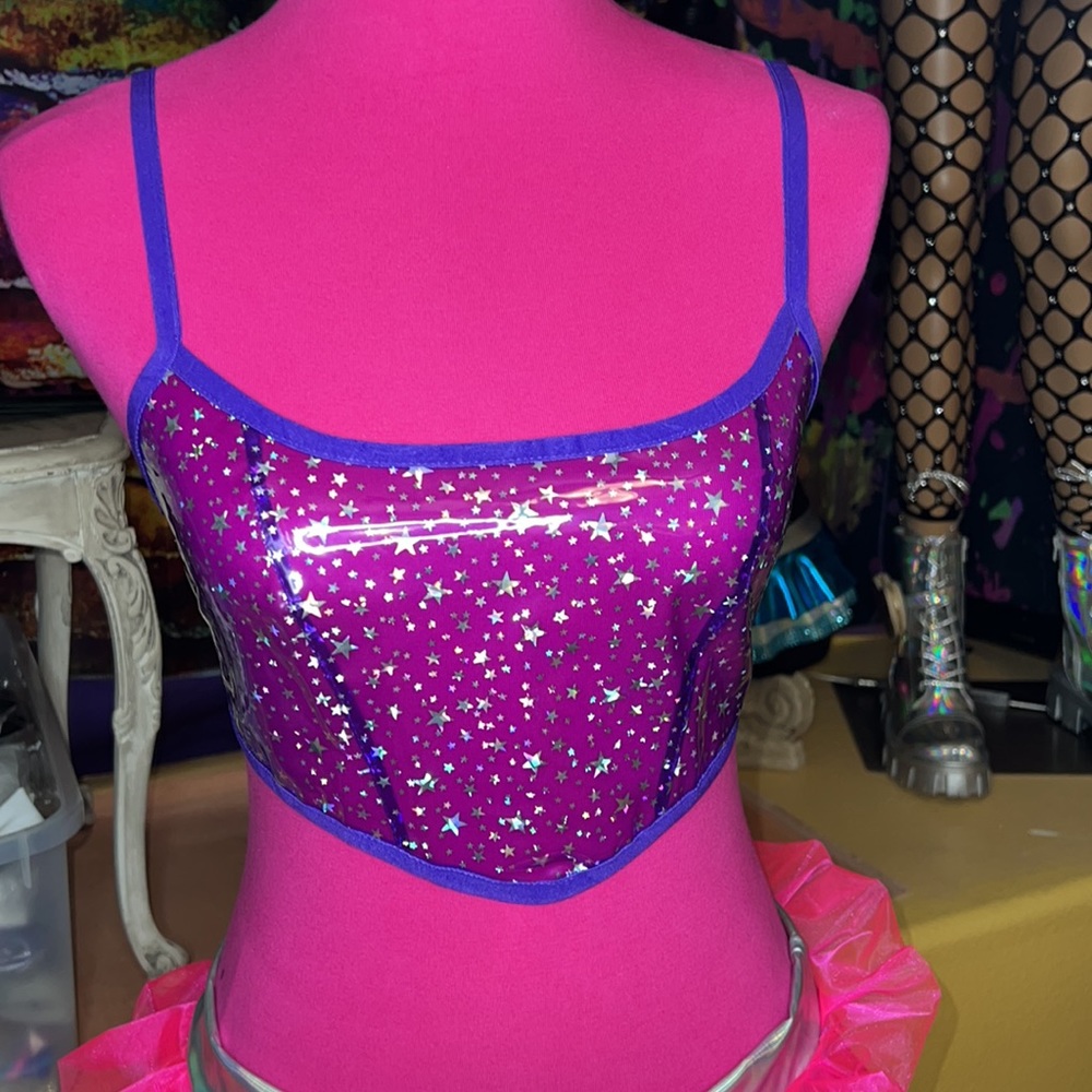 New, Rave Corset Top - Picture 2 of 8